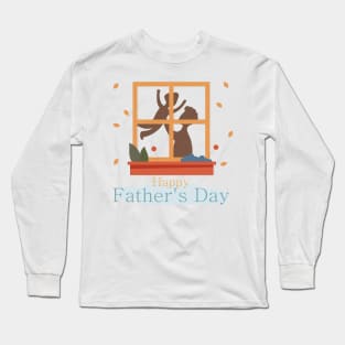 happy father's day premium gift father day Long Sleeve T-Shirt